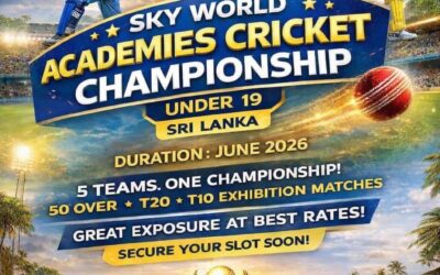 🏏SKY WORLD ACADEMIES CRICKET CHAMPIONSHIP – UNDER 19 🏏